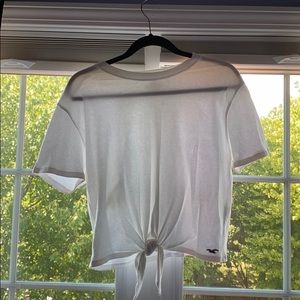 Hollister Medium White Tie T-shirt